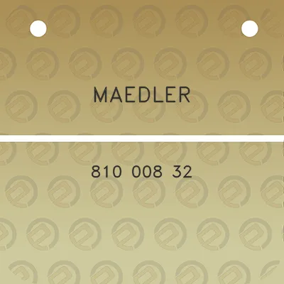 maedler-810-008-32