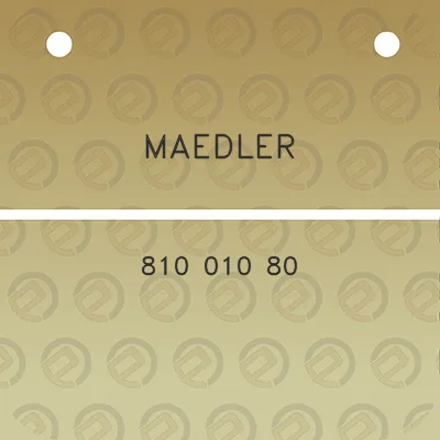 maedler-810-010-80