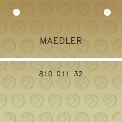 maedler-810-011-32