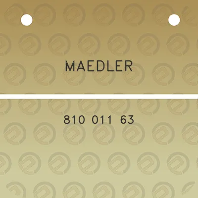 maedler-810-011-63