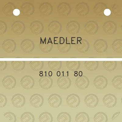 maedler-810-011-80