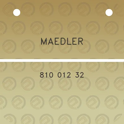 maedler-810-012-32