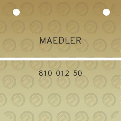 maedler-810-012-50