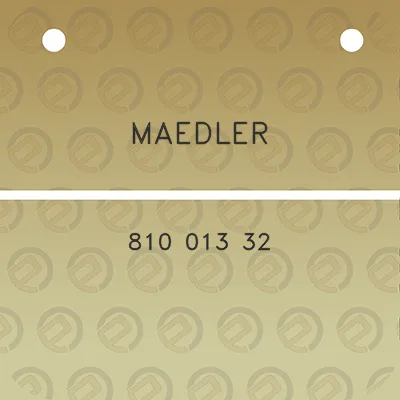 maedler-810-013-32