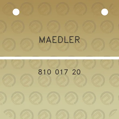 maedler-810-017-20