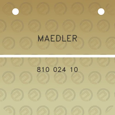 maedler-810-024-10