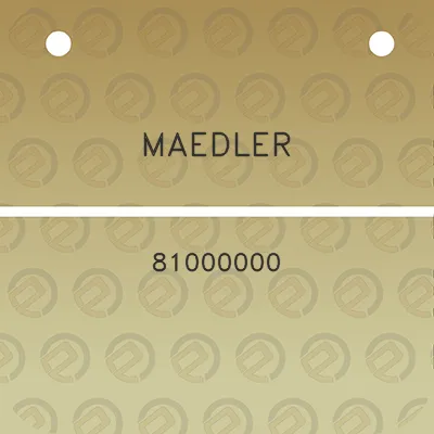 maedler-81000000