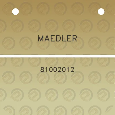 maedler-81002012