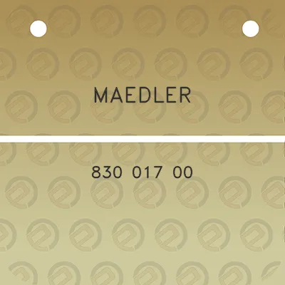 maedler-830-017-00