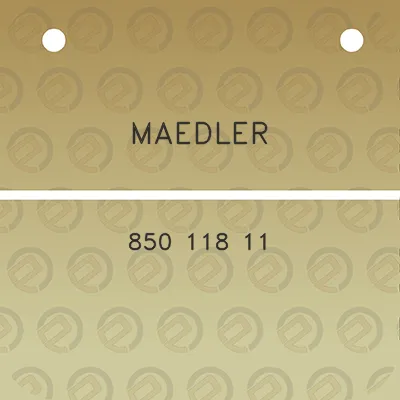 maedler-850-118-11