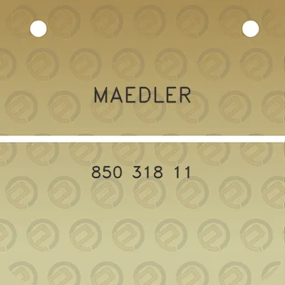 maedler-850-318-11