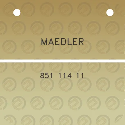 maedler-851-114-11