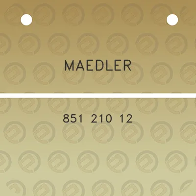 maedler-851-210-12