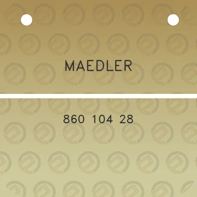 maedler-860-104-28