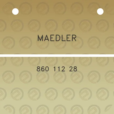 maedler-860-112-28