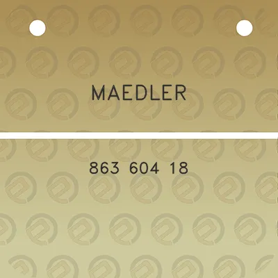 maedler-863-604-18