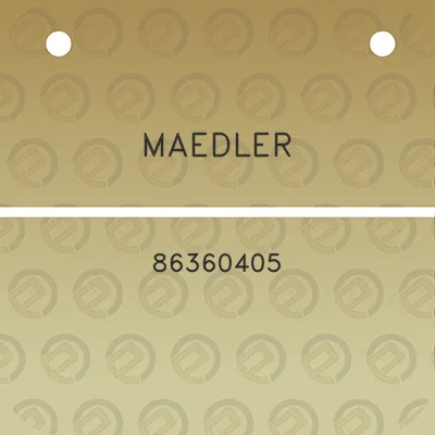 maedler-86360405