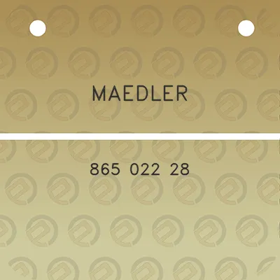 maedler-865-022-28