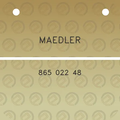 maedler-865-022-48