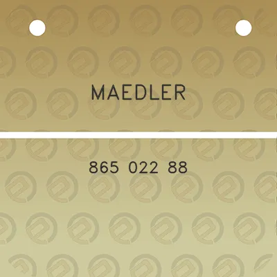 maedler-865-022-88