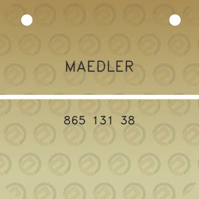 maedler-865-131-38