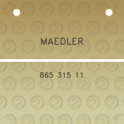 maedler-865-315-11