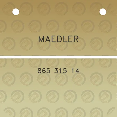 maedler-865-315-14
