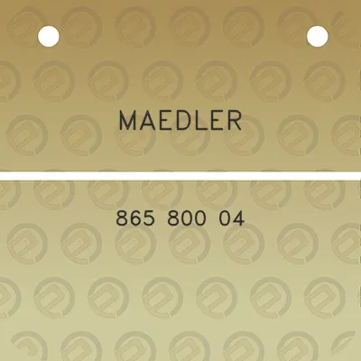 maedler-865-800-04