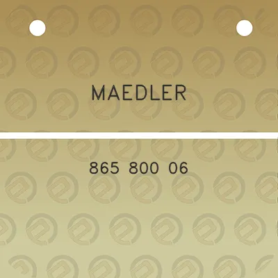 maedler-865-800-06