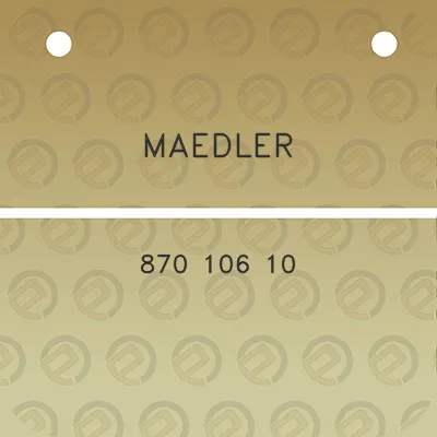 maedler-870-106-10