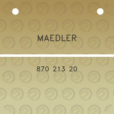 maedler-870-213-20