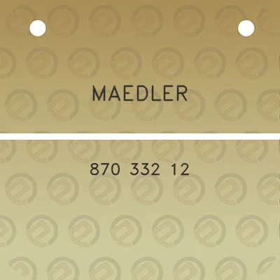 maedler-870-332-12