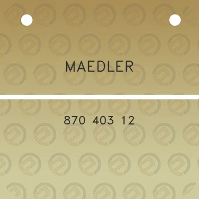 maedler-870-403-12