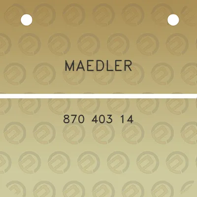 maedler-870-403-14