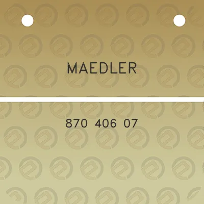 maedler-870-406-07