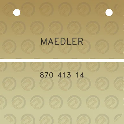 maedler-870-413-14