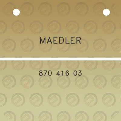 maedler-870-416-03