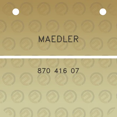 maedler-870-416-07