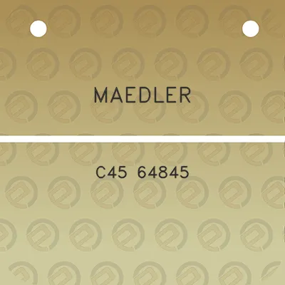 maedler-c45-64845