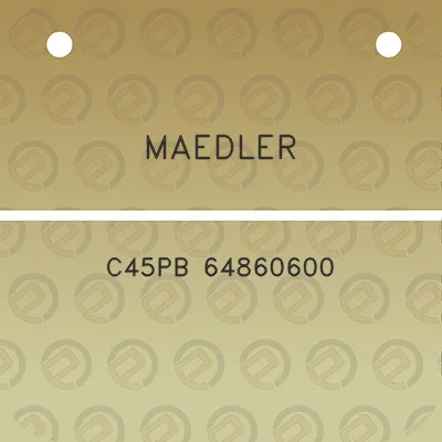 maedler-c45pb-64860600