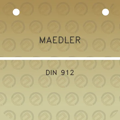 maedler-din-912