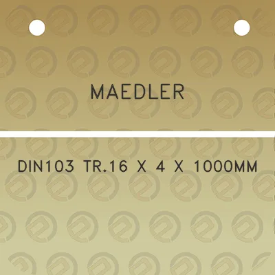 maedler-din103-tr16-x-4-x-1000mm