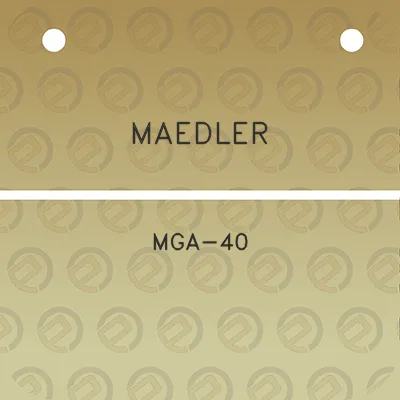 maedler-mga-40