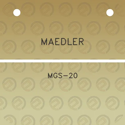 maedler-mgs-20