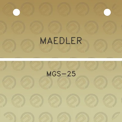 maedler-mgs-25