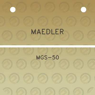 maedler-mgs-50