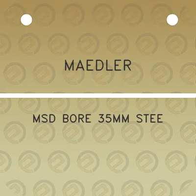 maedler-msd-bore-35mm-stee