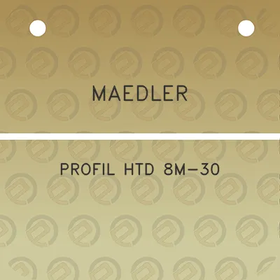 maedler-profil-htd-8m-30