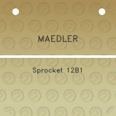 maedler-sprocket-12b1