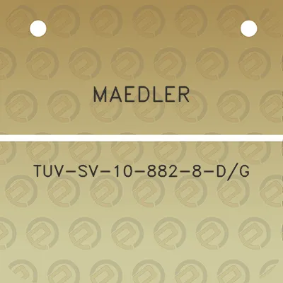 maedler-tuv-sv-10-882-8-dg